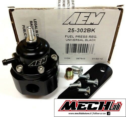 Original AEM Kraftstoffdruckregler 25-302BK Universal MIT GARANTIE - Bild 2 von 5