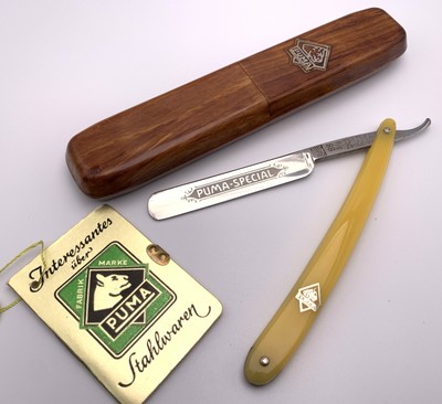 Straight Razor PUMA Solingen Germany ''Special 88'' 3/8 - NOS