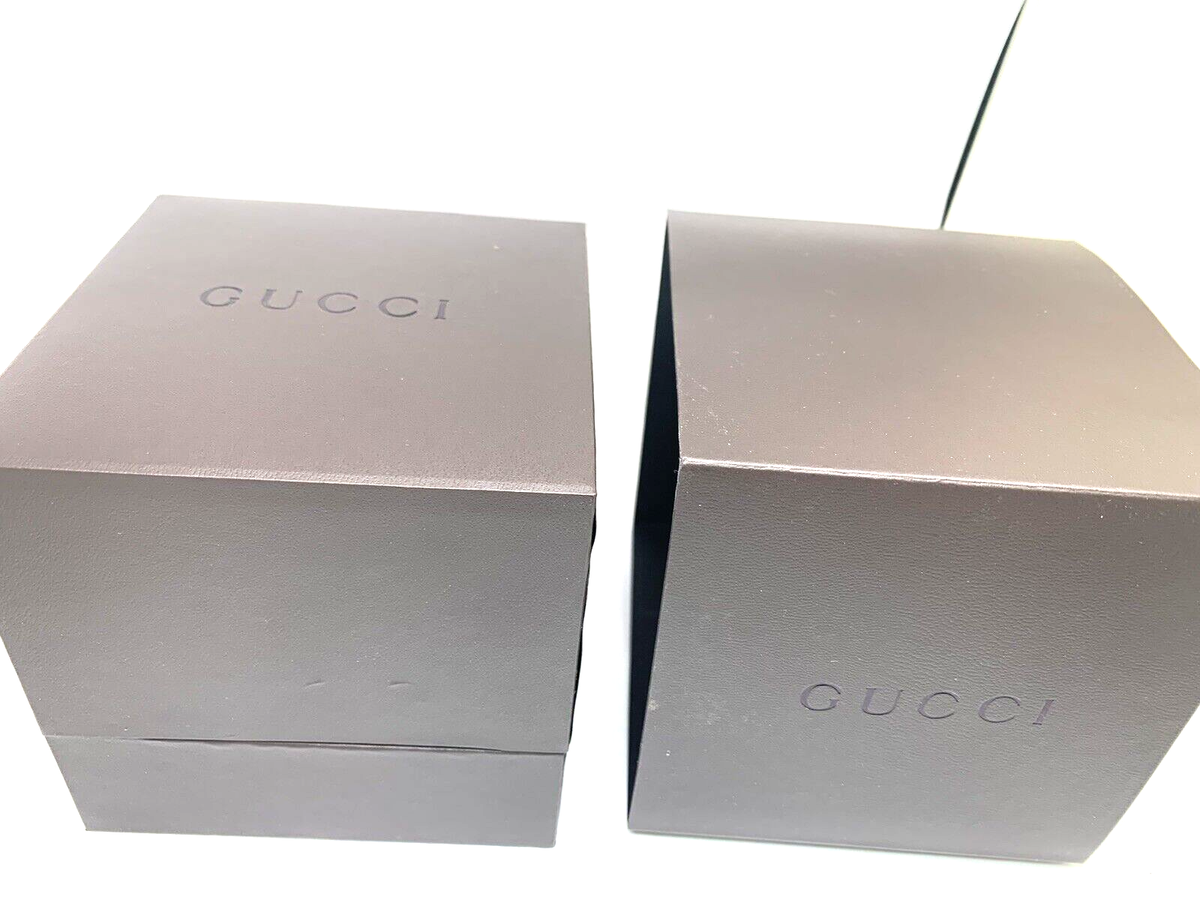 Gucci Watch Box Presentation Brown Cardboard Display Gift Empty Gucci Watch Boxes & Cases for sale | eBay main image 3