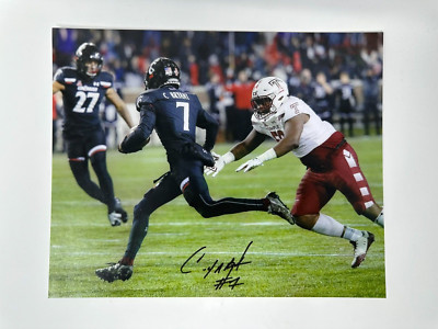 Coby Brian Color Cincinnati Bearcats Football Coby Bryant #7 Autographed 8x10 Color ...
