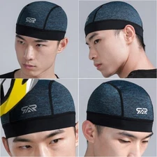 Cooling Skull Cap Helmet Liner Sweat Wicking Beanie Cycling Running Hat for Men