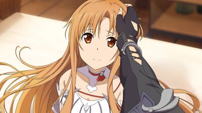 Anime girls sword art online long hair brown eyes pov playmat gaming mat