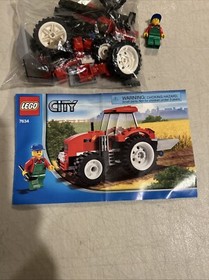 LEGO City Farm 7634 Tractor - with Minifigure and Manual