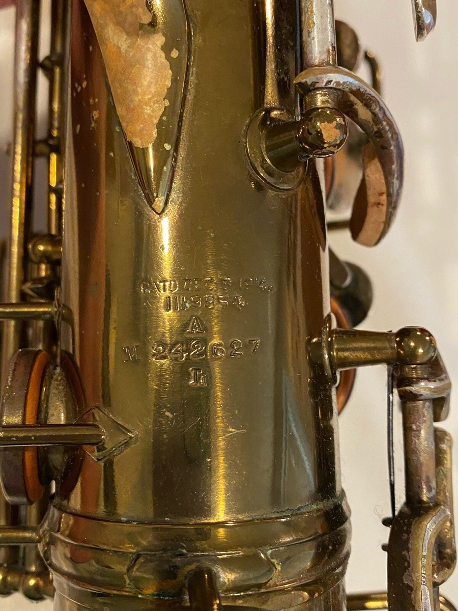 1930 Conn New Wonder II “Chu Berry” Alto Saxophone W/ Original