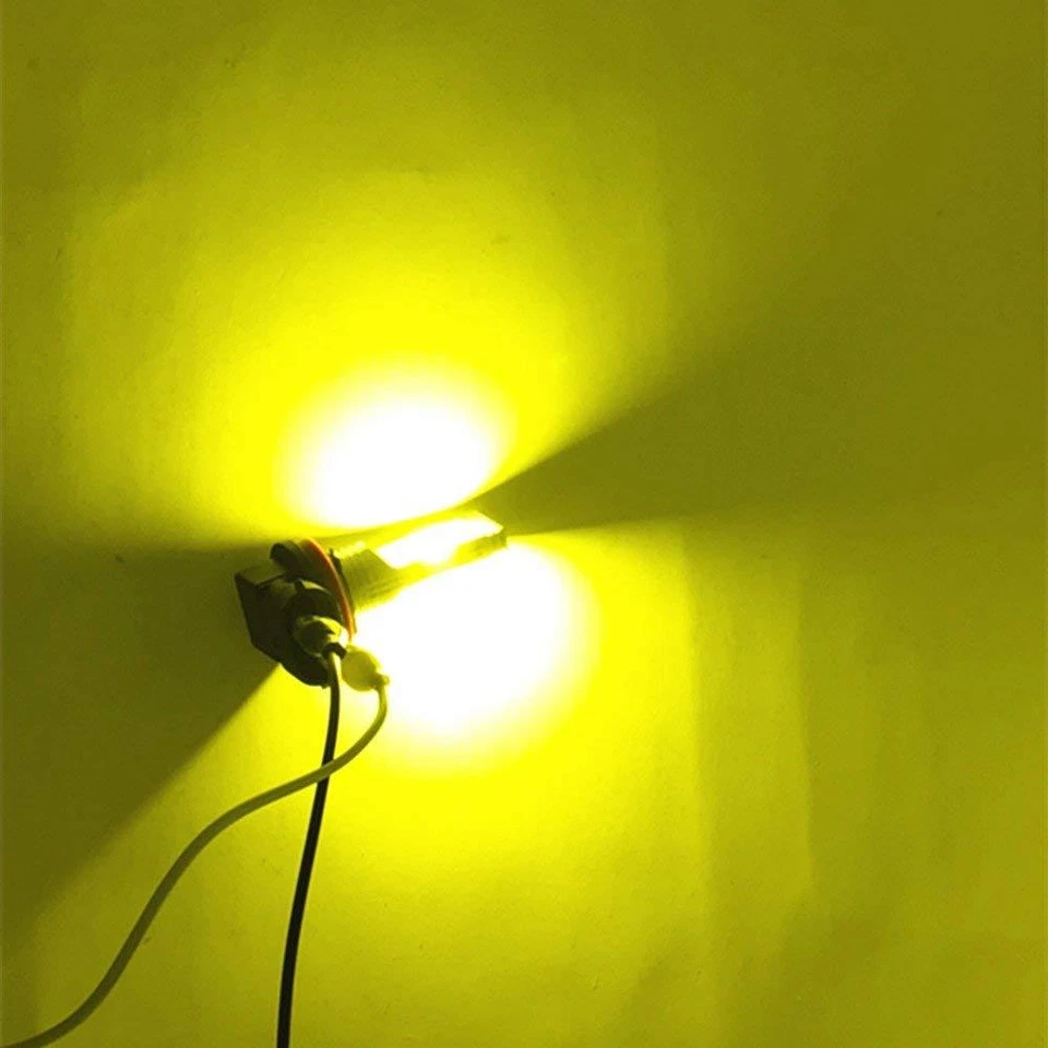 Lâmpada de substituição AllaLighting LED 9040 lâmpada de neblina ouro brilhante amarelo - Imagem 2 de 4