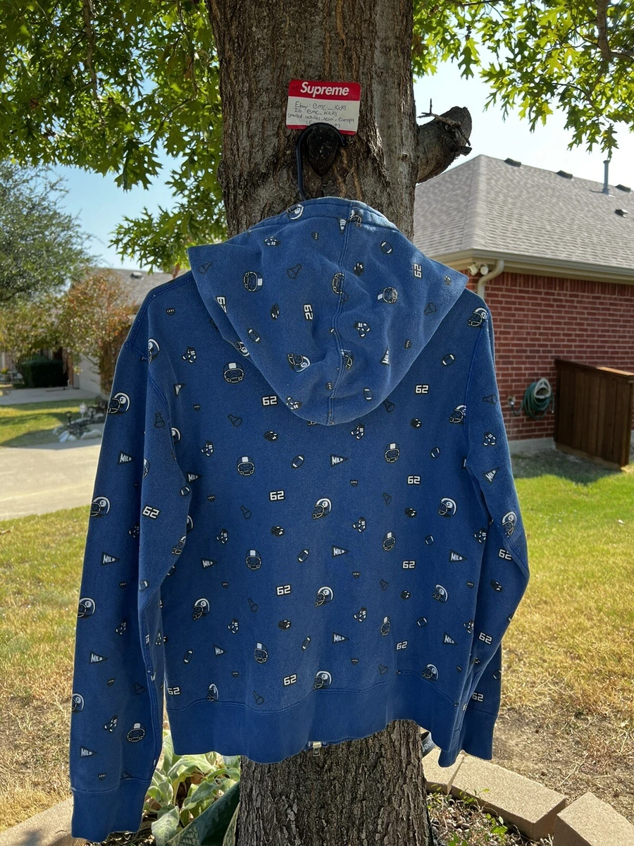 Bape Hoodie Baby Milo Blue Full Zip