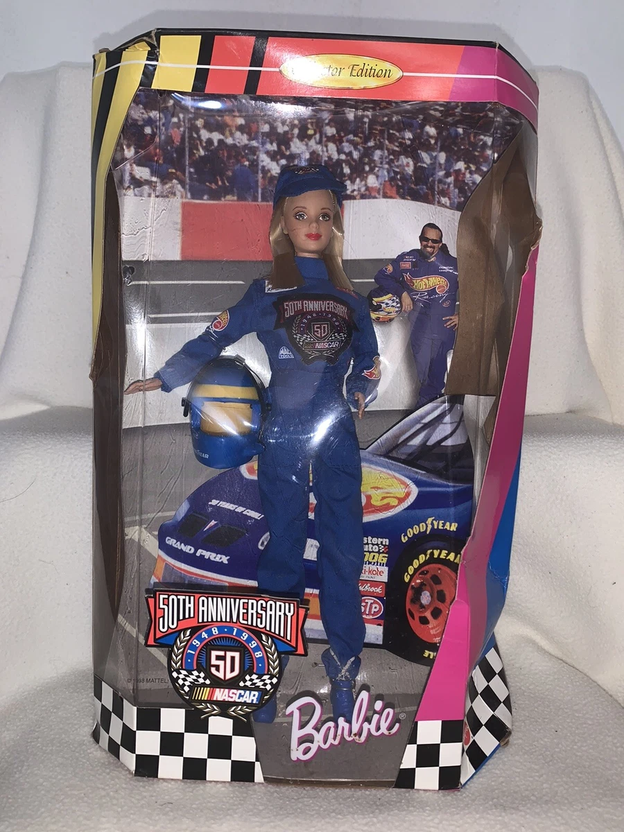 50th Anniversary NASCAR Barbie HOT WHEELS Authentic Driver Uniform