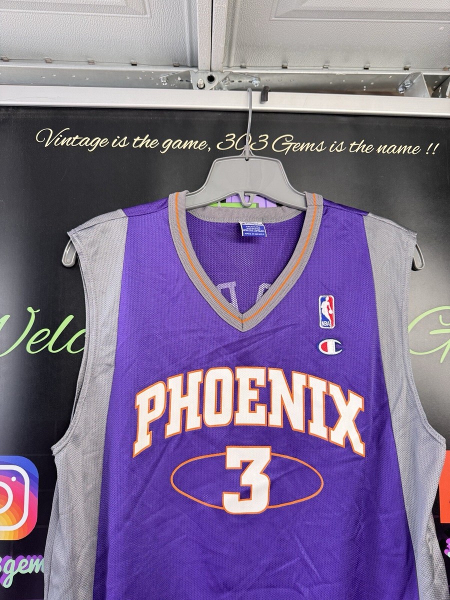 Vintage CHAMPION Phoenix Suns #3 Stephon Marbury NBA Basketball