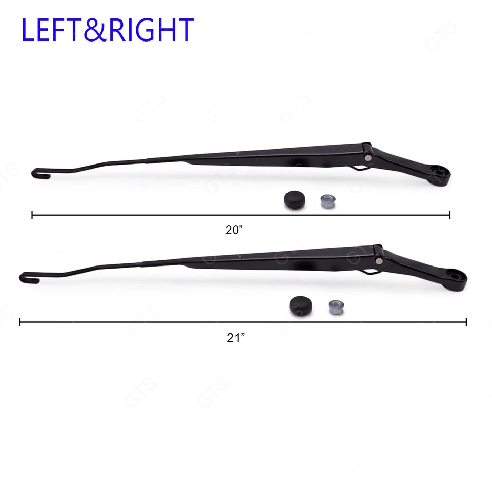 Fits Isuzu D-Max Dmax 2003 11 Set Lh+Rh Metal Windshield Wiper Arms Assembly - Image 3 of 4