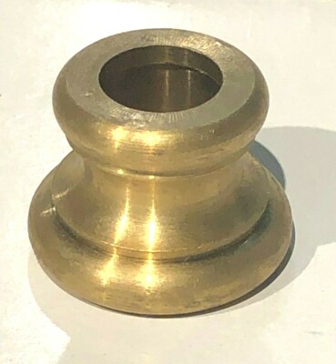 New: 7/8''h Unf Solid Brass neck 1-1/4'' dia slips 1/4IPS (1/2'') lamp part  