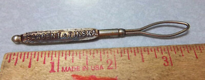 Vintage 1910s button hook, Fairbanks Alaska Sargent & Pinska, Mens outfitters