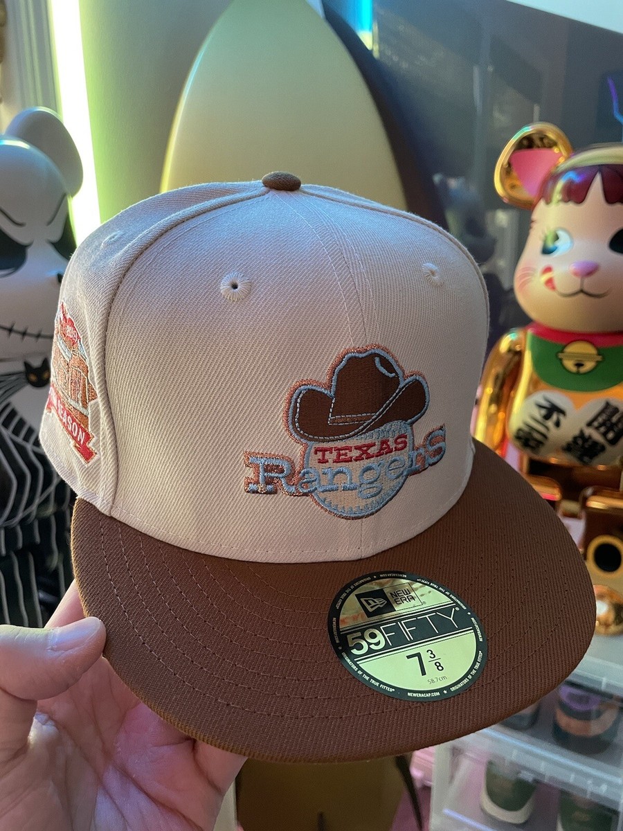 NEW ERA メジャーリーグ　7 3/4 7 3/8 Topperz EU Exclusive Texas Rangers New Era Size Two Tone Off