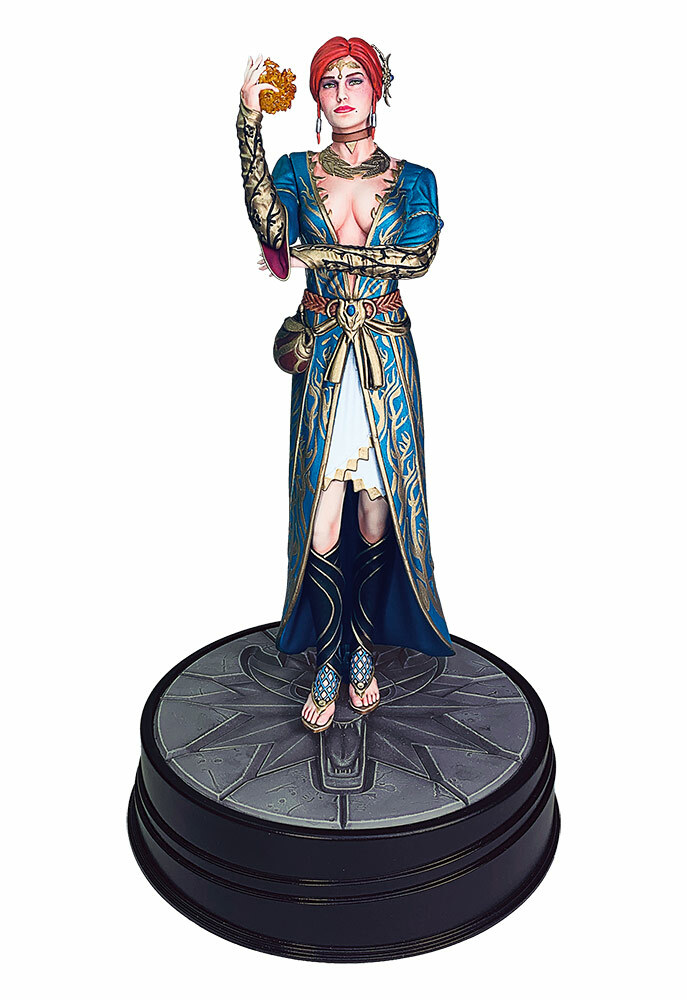 Figura de acción Witcher 3 Wild Hunt Triss Merigold 9,5" estatua caballo oscuro - nueva