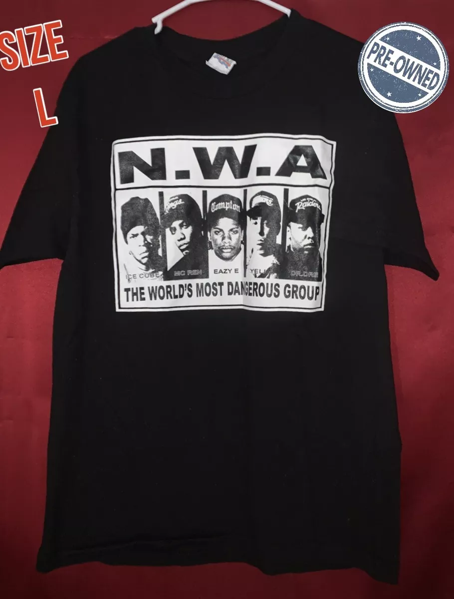 VTG NWA World’s Most Dangerous Group RAP Tee Men Large Ice Cube VERY RARE