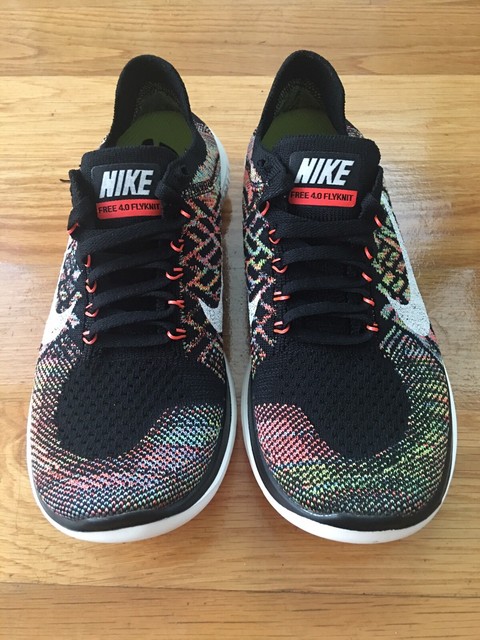 NIKE FREE 4.0 FlyKnit Womenâs Running Shoes 717076 011 Size 6 | eBay
