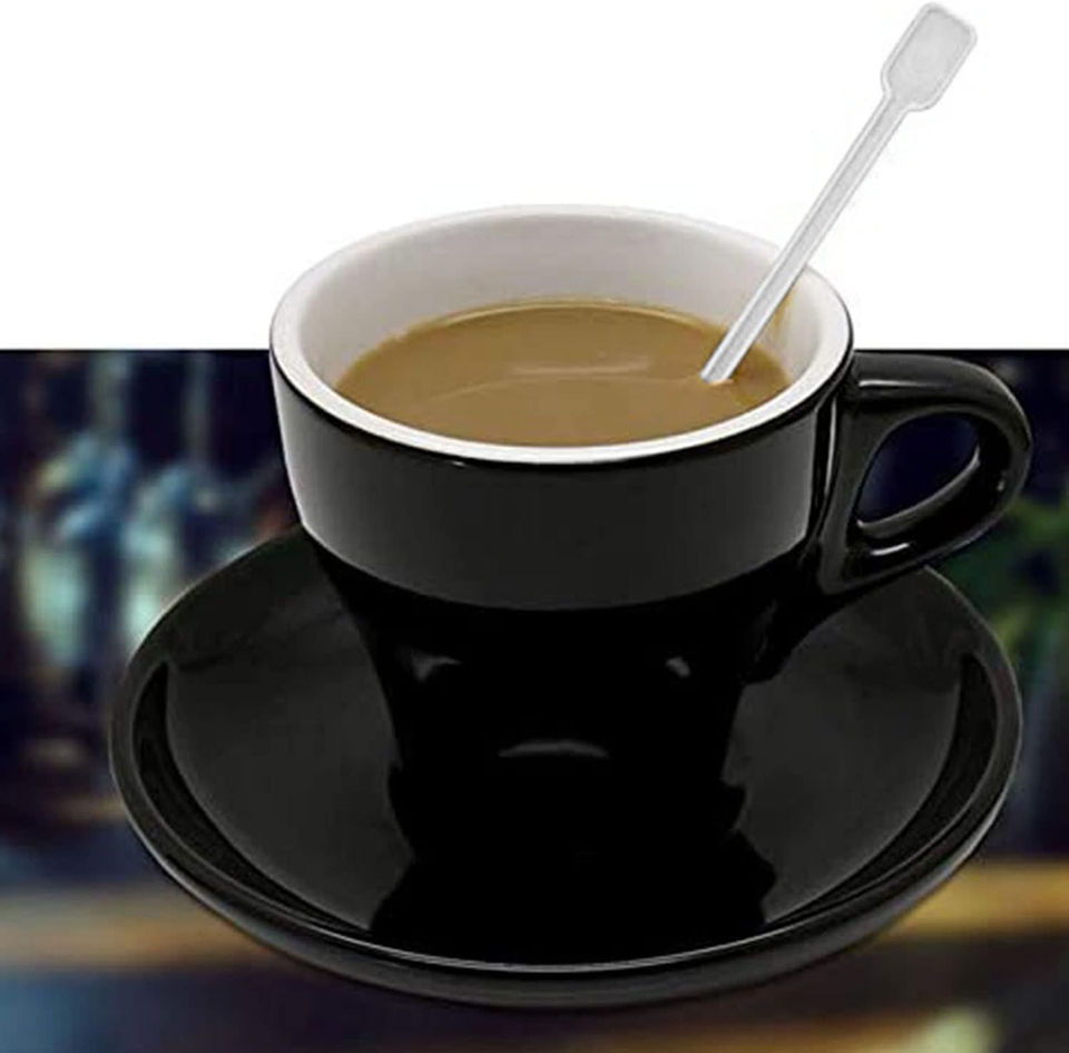 200PCS Mini Plastic Coffee Blender Spoon Disposable Plastic Coffee Spoon Tea Spo eBay