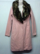 Justfab Oversized Car Coat Pink Size Small S New St2