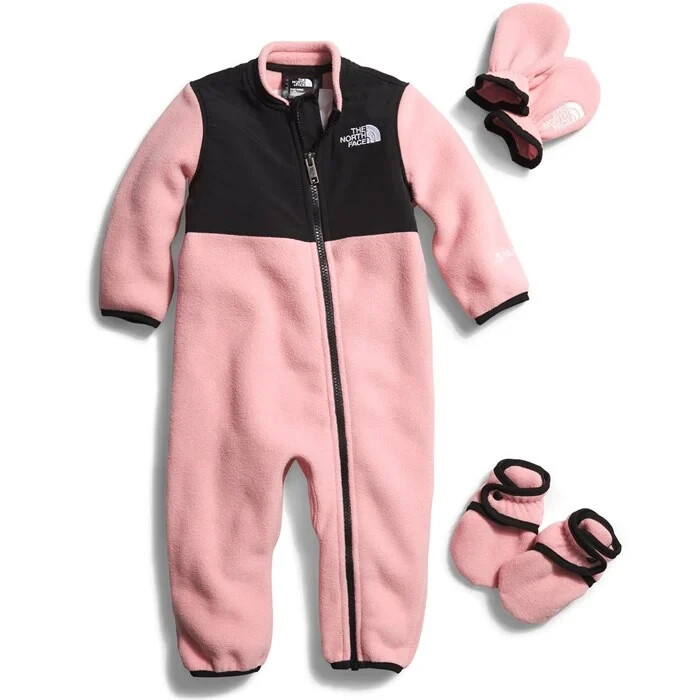 $125 The North Face Denali Onepiece Set Infants, Shady Rose, Size 