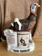 Austin Nichols Wild Turkey Winter No.2 1980 Collectible Decanter  EMPTY