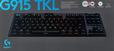Logitech G915 TKL LIGHTSPEED Linear Kabellose Mechanische RGB Gaming Tastatur NE
