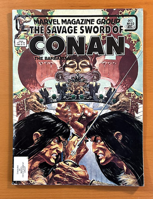 Savage Sword of Conan #93 (Marvel 1983) FN+ Bronze Age comic magazine.
