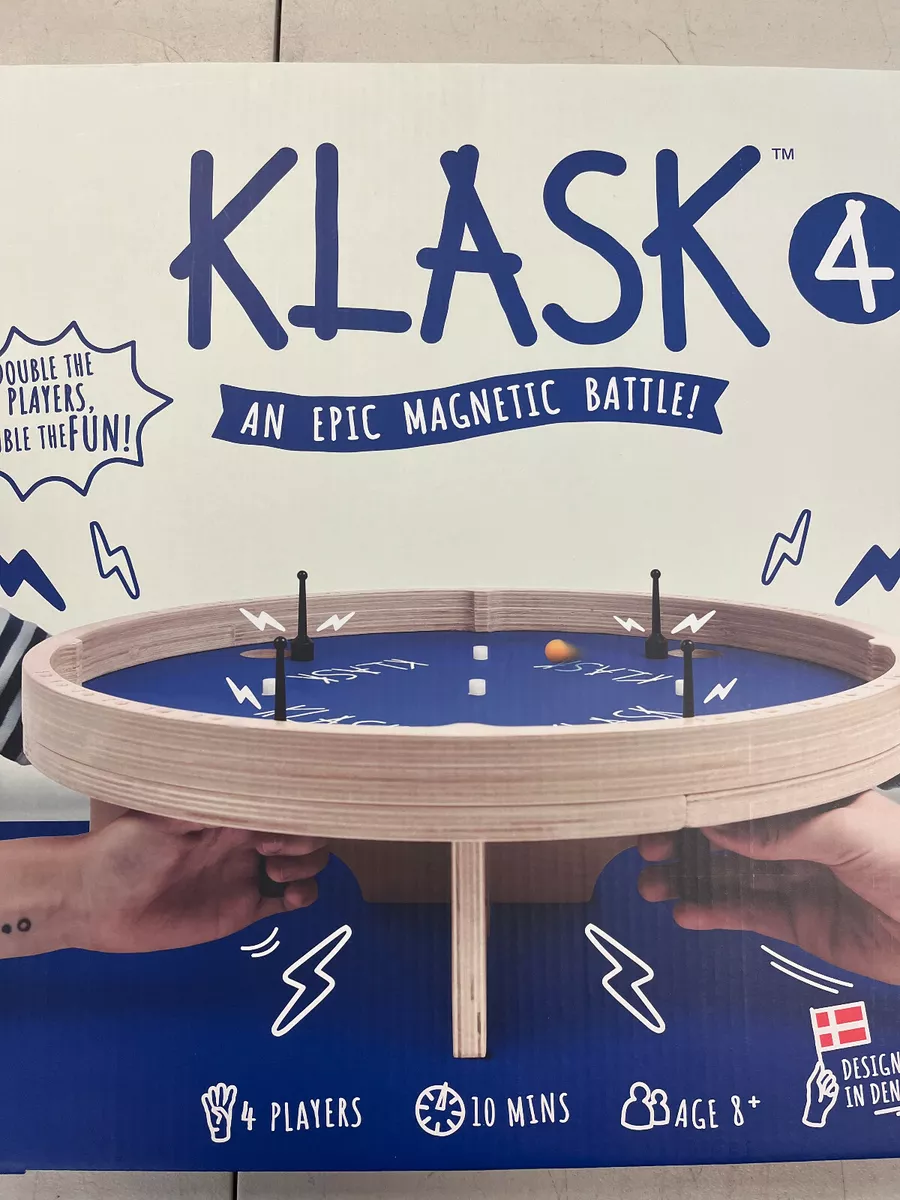 Klask 4 Player : An Epic Magnetic Battle - Awesome Game New!