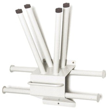 X-Ray Apron & Glove Rack (Wall Mount) - 2 Apron/4 Glove/Thyroid Shields Storage