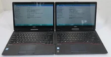 Lot 2 Fujitsu LIFEBOOK T 937 Convertible Touch Core i5-7200U 2.5GHz 8GB No SSD