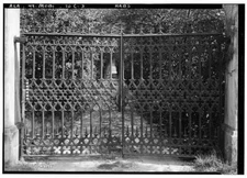 Convent of the Visitation,Gates & Wall,Spring Hill Avenue,Mobile,Alabama,AL,3