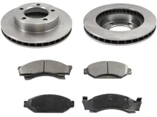For 1976 Ford F100 Brake Pad and Rotor Kit Front 37631CQ 4WD Brake Rotor