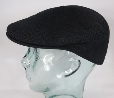 Original KANGOL TROPIC VENTAIR Flatcap 504 Cap Schwarz Mütze Kangolmütze NEU