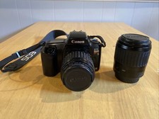 Canon EOS Rebel S-2 S II 35mm SLR Film Camera Sigma Lens 80-200mm