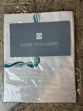 Home Treasures Cadence Boudoir Pillow Sham 12x17in White-Aqua