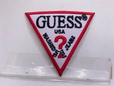 GUESS  NEW EMBROIDERED IRON ON ON NAME PATCH  TAG  3 X 3