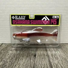 Raid Japan Osakana Swimmer 145 Pearl Wakasagi #OS01 Line Thru Swim Bait