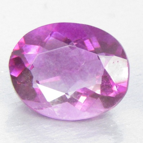 Impresionante piedra preciosa suelta Brasil corte ovalado 10x8 mm fluorita rosa natural de 3,08 quilates - Imagen 4 de 7