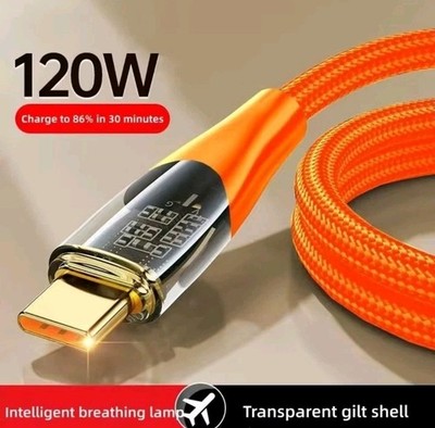 120W USB-zu-Typ-C-Kabel,superschnell Ladekabel für Redmi Note 11 Typ-C-Ladekabel