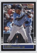 2019 Panini Donruss Retro 1985 Variation Artist Proof 2/10 Justin Williams ms9