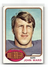 1976 Topps RC #268 John Ward Tampa Bay Buccaneers FOOTBALL Card