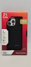 ZAGG Denali Snap MagSafe Kickstand Case Black For Iphone 16 Pro Max Protector ..