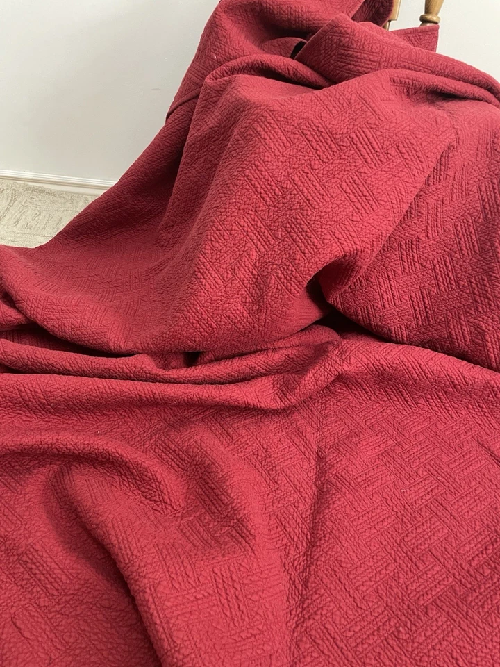 Ralph Lauren Chaps BROMPTON HALL Cobertor Rojo - Completo/Reina Foto 4 de 4