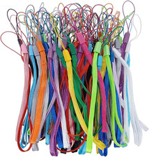 96 Pack 15 Colors 7 Inch Lightweight Colorful Hand Wrist Lanyard Strap String fo