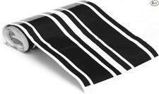 2 PCS Car Hood Decals, Racing Stripes Body Side Stickers, Hood Bu Color: Black