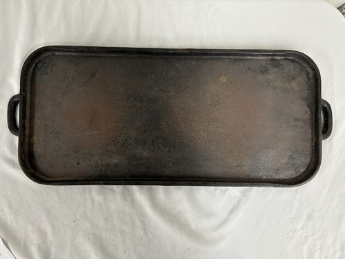 Rare Favorite Piqua Ware #8 Cast Iron Long Griddle
