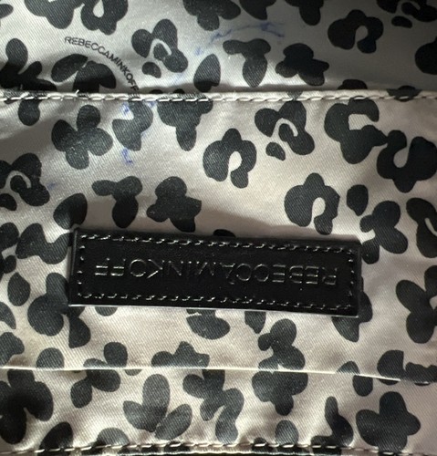 Rebecca Minkoff Women's Blythe Crossbody Bag - Genuine Leather, Black With Silver Hardware, 8.5" X 5.75" X 2"