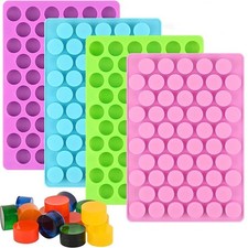 55 Cavity Silicone Gummy Moulds DIY Cake Mold Candy Chocolate Jelly Ice Bakeware