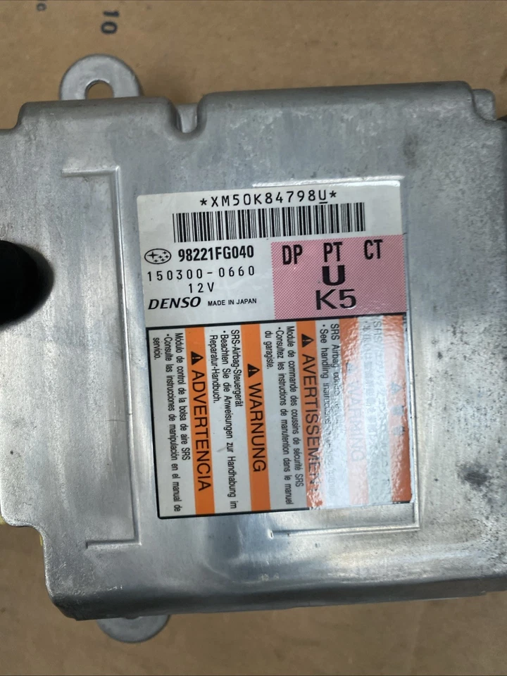 2008 2009 Subaru Impreza Front Left Right Seat Module Belt Retractor 41625 - Image 4 of 4