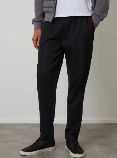 THREADBARE Drawcord Cargo Trousers in Black 2XL (fm242-7)