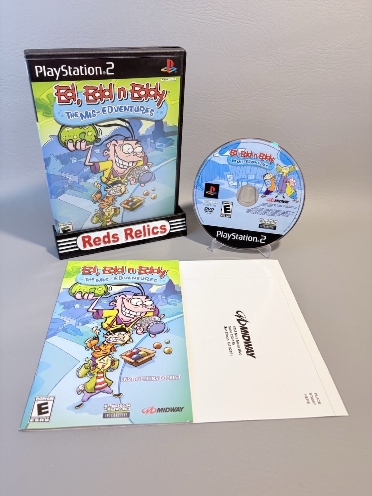 Ed Edd n Eddy The Mis Edventures PS2 PlayStation 2 Completo En Caja Casi Como Nuevo