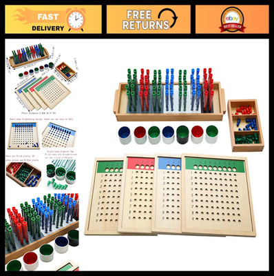Kghios Montessori Long Division Board (Test Tube Division Group),Montessori Math